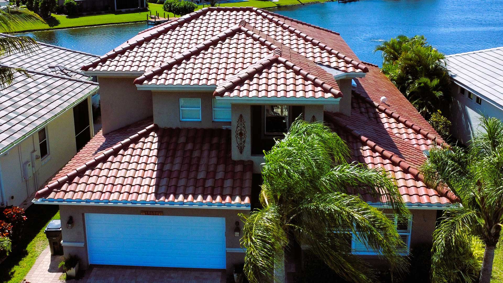 Residential roofing job in Fort Myers, Florida