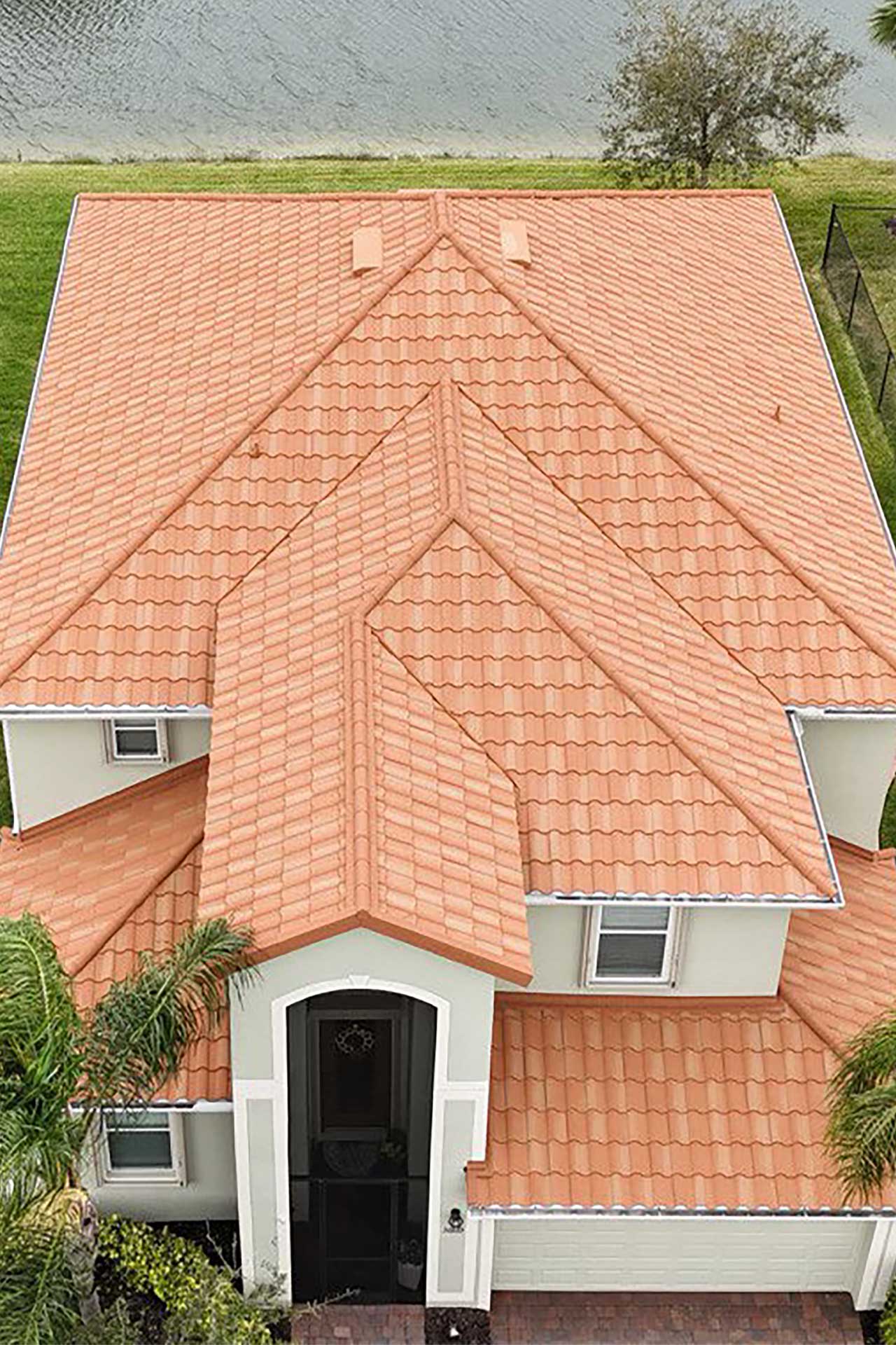 Residential roofing job in Fort Myers, Florida